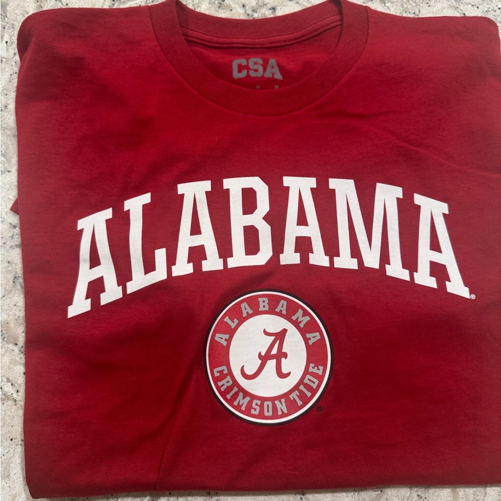 Alabama Crimson Tide Red Short Sleeve Tee - CSA